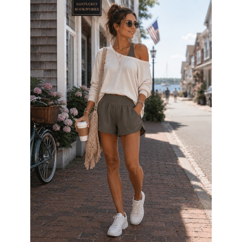 Lululemon Hotty Hot Activewear shorts High Rise  Olive green Sz 2